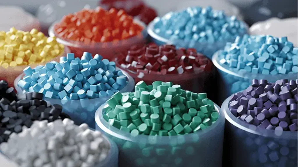 Maschine mit Gummiformteilen