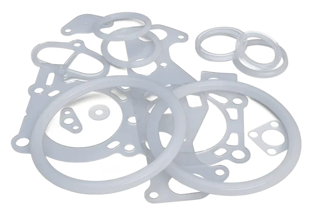 Maschine mit Gummiformteilen